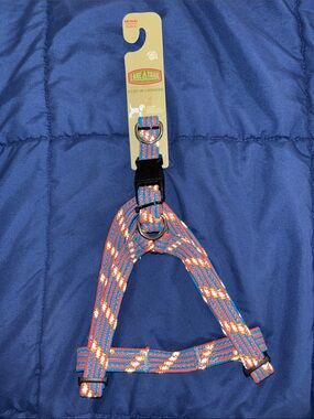 Lake & Trail Multicolor Step-In Dog Harness - Blue/Red